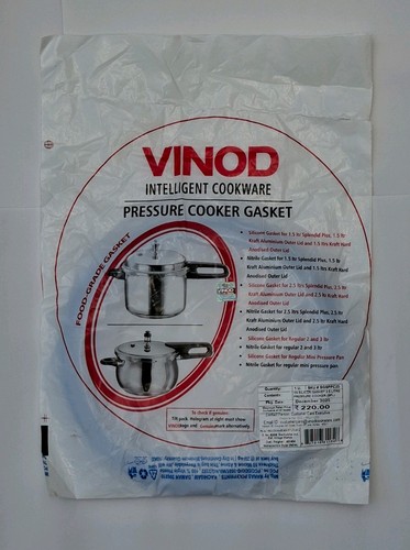 Genuine vinod silicon gasket - genuine,